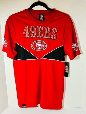 NFL Team Apparel San Francisco 49ers Jersey Size Small NWT P-p 18” S-h 28”
